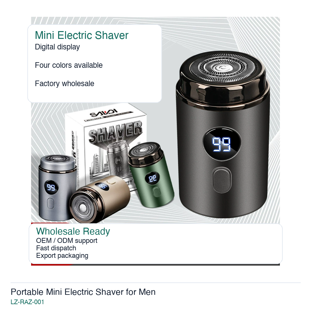 Portable Mini Electric Shaver for Men