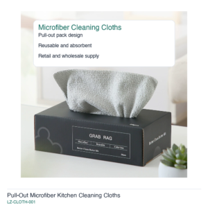 Pull-Out Microfiber Kitchen Cleaning Cloths listing image 1