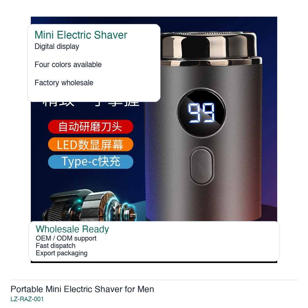 Portable Mini Electric Shaver for Men listing image 4