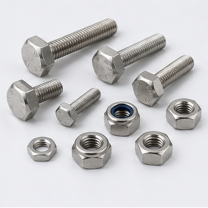 Stainless Steel Screws and Nuts industrial product image