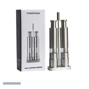 Stainless Steel One-Hand Press Pepper Grinder product image 1